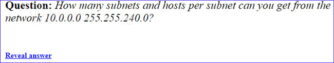 Free online subnet exercises Picture 4