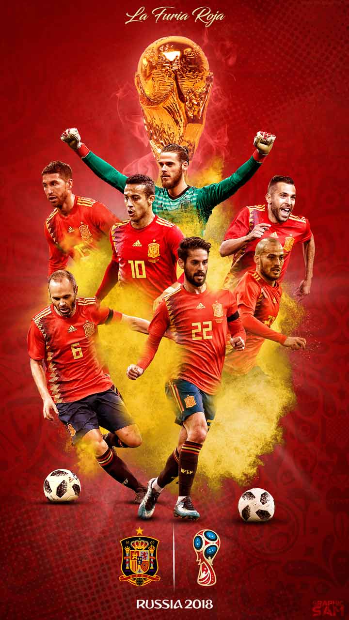 Free phone wallpapers with the 2018 World Cup theme Picture 22