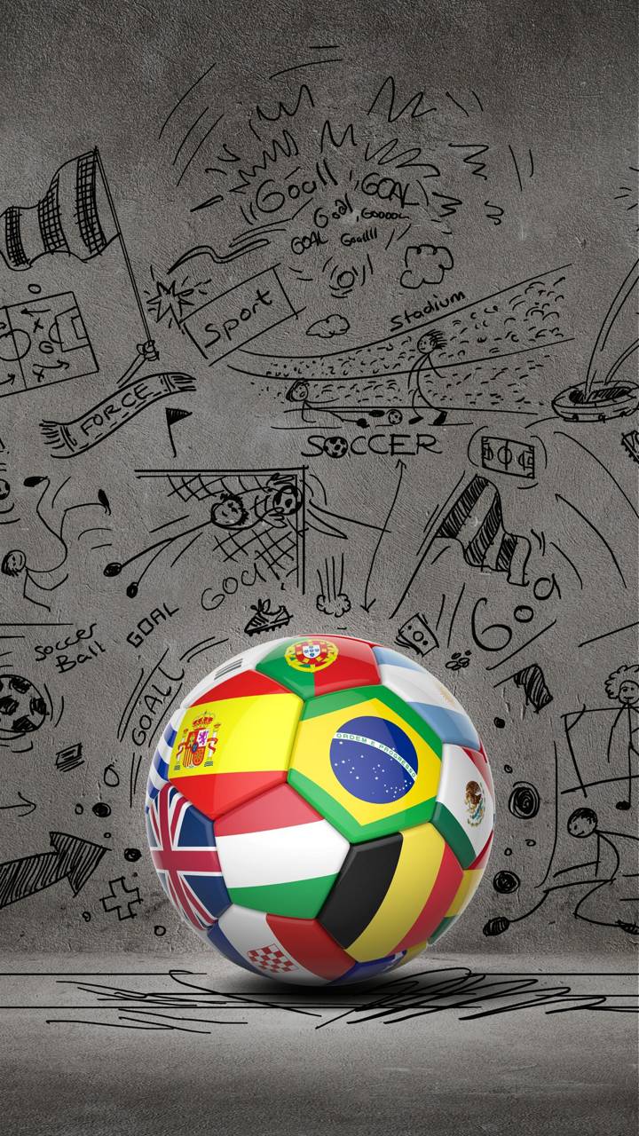 Free phone wallpapers with the 2018 World Cup theme Picture 30