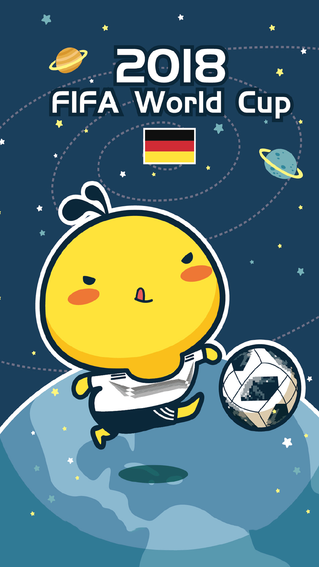 Free phone wallpapers with the 2018 World Cup theme Picture 40