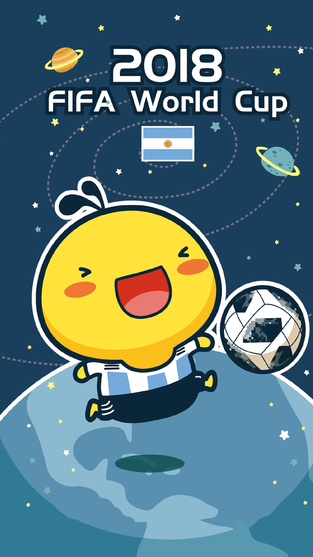 Free phone wallpapers with the 2018 World Cup theme Picture 42