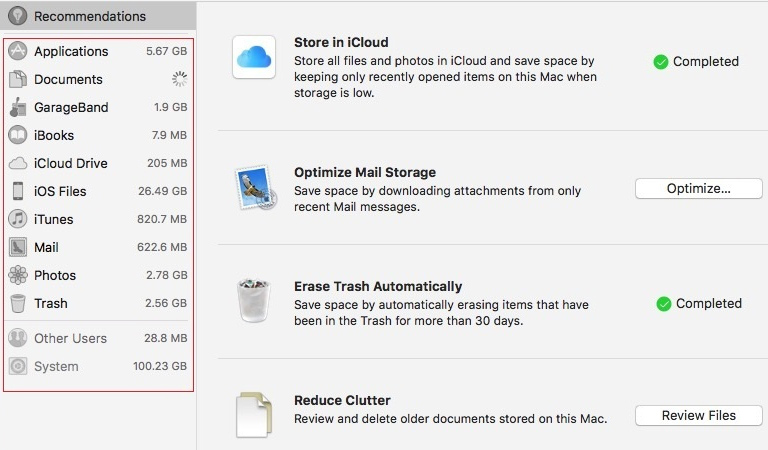 Free space on macOS Sierra with Optimize Storage Picture 7