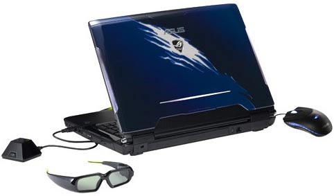 G51J 3D - 3D laptop for gamers from Asus Picture 1