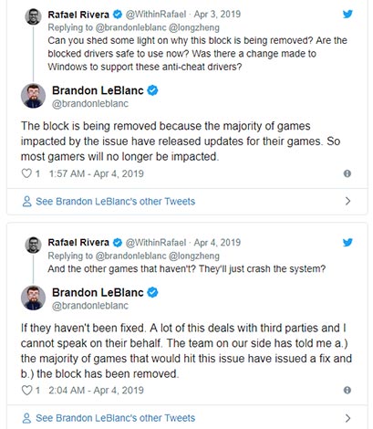 Gamers be cautious with Windows 10 April 2019 Update (and now Windows 10 May 2019)! Picture 3