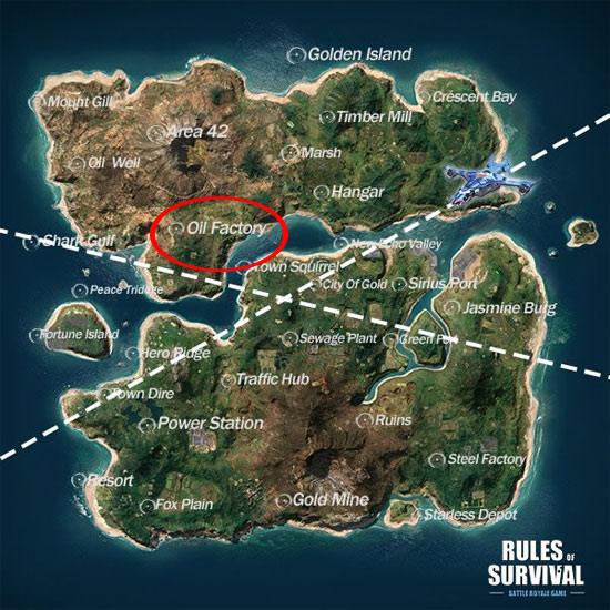 Genuine map locations in Map 8x8 Rules Of Survival Picture 4