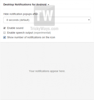 Get all notifications from your Android phone on the Desktop screen Picture 2