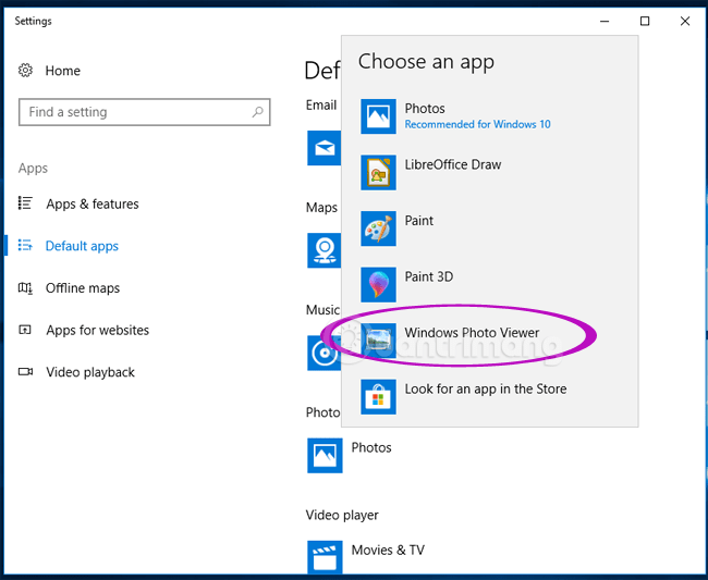 Get back Windows Photo Viewer on Windows 10 to help you see photos faster, Photos too slow! Picture 6