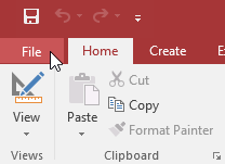 Get familiar with Acccess 2016 interface and basic operations Picture 7