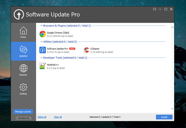 Glarysoft Software Update Pro, install a series of software after installing Windows with just 1 click Picture 9