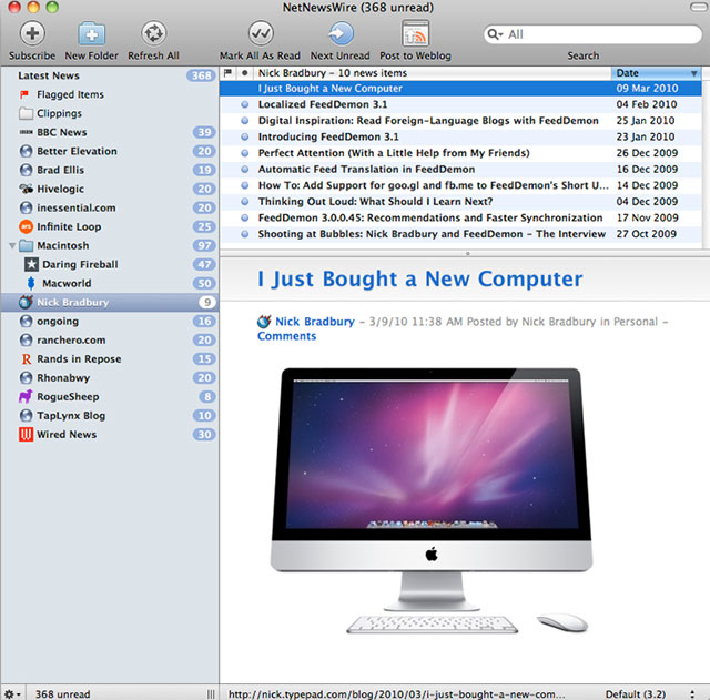 Good software to replace Google Reader Picture 3