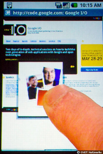 Google demonstrates Android mobile platform Picture 10