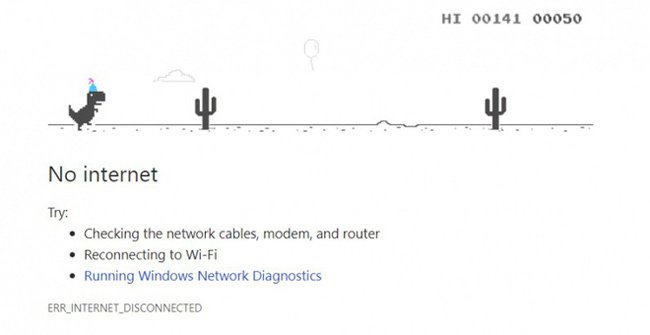 Google finally revealed the origin of the legendary T-rex dinosaur when the computer lost its network connection Picture 1