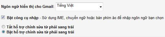 Google has supported Vietnamese virtual keyboard for Gmail Picture 2