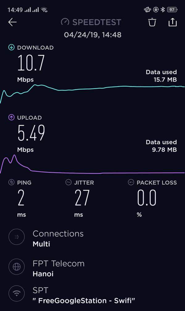 Google is deploying free wifi in Vietnam, the initial experience is stable, watching YouTube HD Picture 6