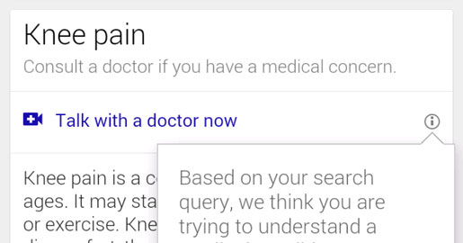 Google is testing the 'call a doctor' application Picture 3