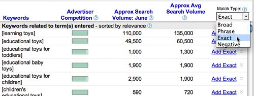 Google Keyword tool Picture 5