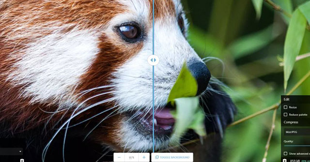 Google launched Squoosh, an online photo conversion application Picture 1