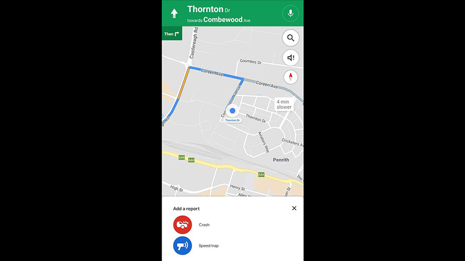 Google Maps allows users to warn that a road is 'speeding' Picture 1