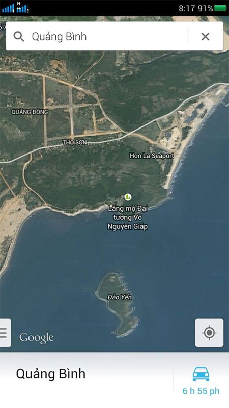 Google Maps updates the grave of General Vo Nguyen Giap Picture 1