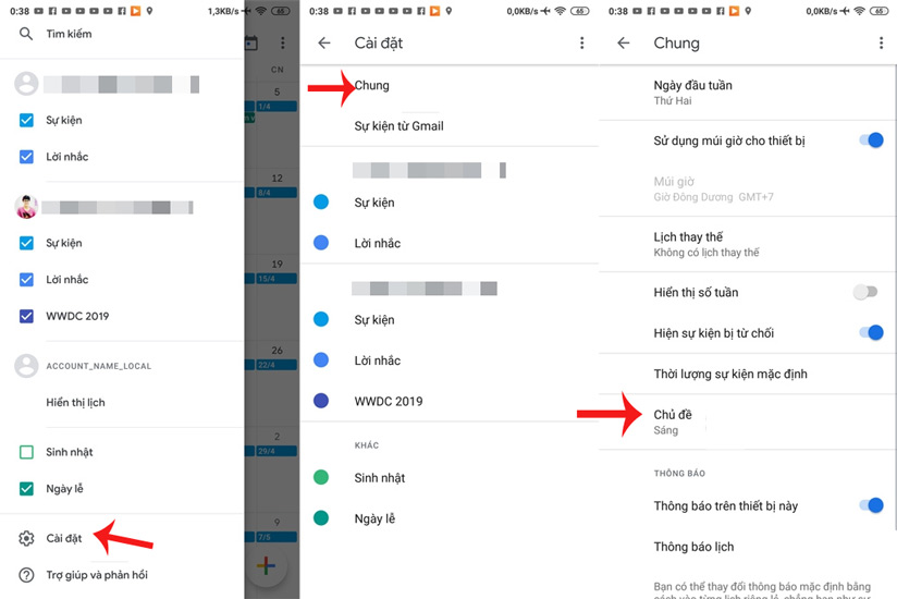 Google officially supports the dark background mode for the Photos and Calendar app on Android Picture 18