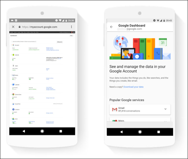 Google's new Dashboard makes it easy to find collected Google information from users Picture 1