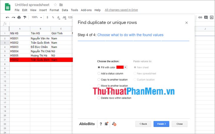 Great add-ons for Google Sheet Picture 3