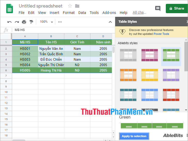 Great add-ons for Google Sheet Picture 8