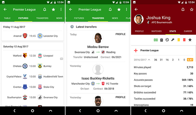 Great Android apps for English Premier League followers Picture 2