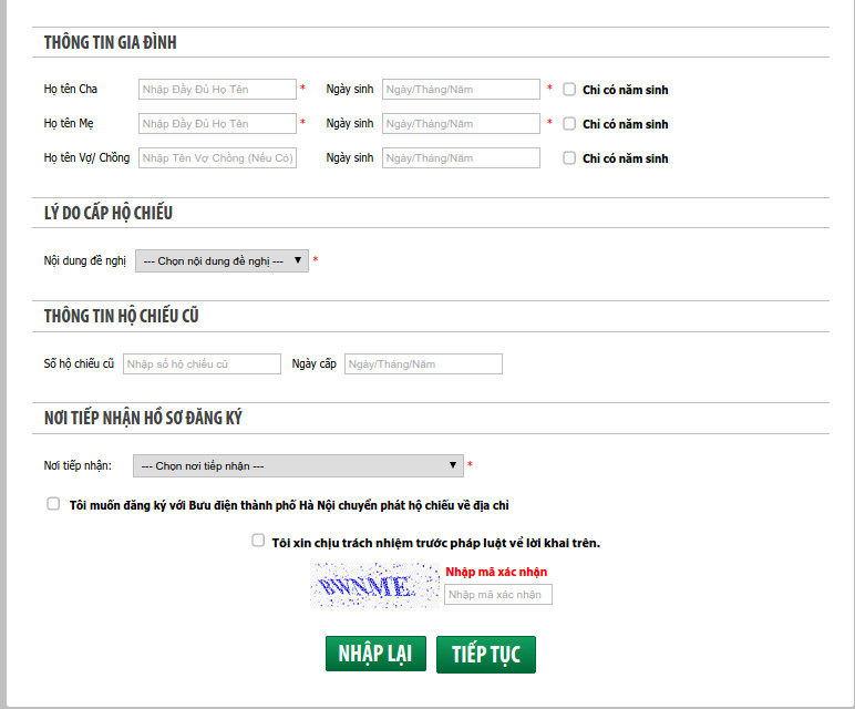 Guidance on procedures for quick passport registration online Picture 3
