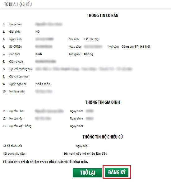 Guidance on procedures for quick passport registration online Picture 4