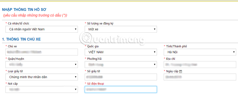 Guidance on registration of cars, granting of license plates via the Internet Picture 3