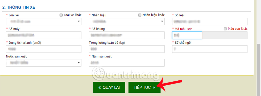 Guidance on registration of cars, granting of license plates via the Internet Picture 4