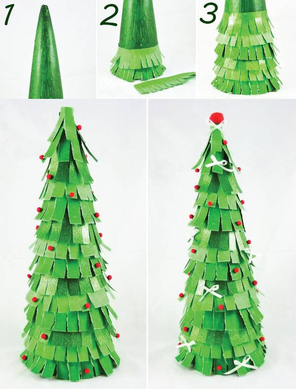 Guide 10 ways to make Christmas tree unique from any material Picture 25