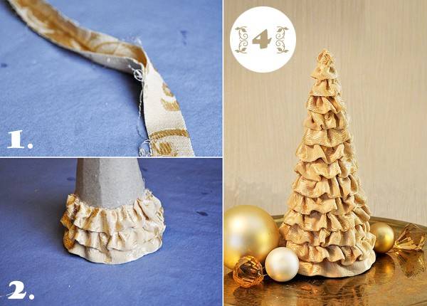 Guide 10 ways to make Christmas tree unique from any material Picture 27