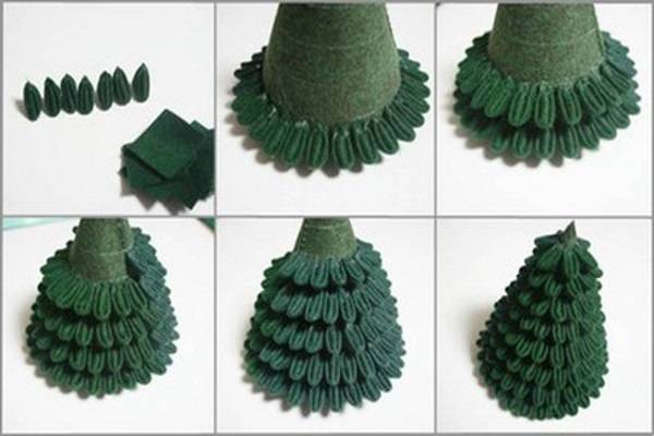 Guide 10 ways to make Christmas tree unique from any material Picture 39