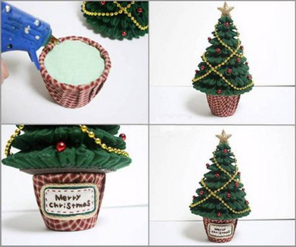 Guide 10 ways to make Christmas tree unique from any material Picture 42