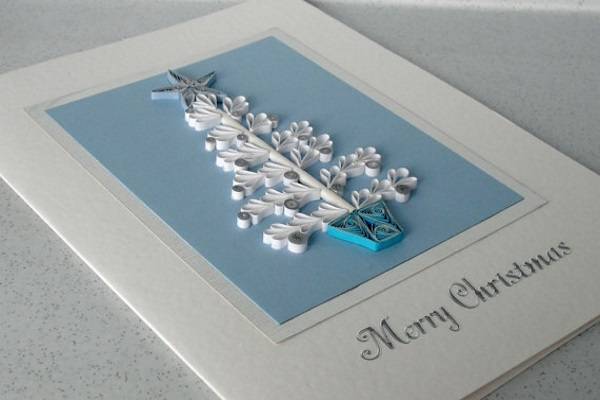 Guide 22 ways to make beautiful Christmas cards and very easy for you Picture 13