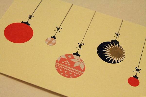 Guide 22 ways to make beautiful Christmas cards and very easy for you Picture 17