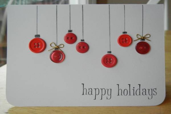 Guide 22 ways to make beautiful Christmas cards and very easy for you Picture 21