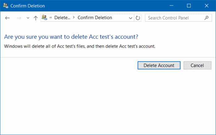 Guide 5 ways to delete User accounts on Windows 10 Picture 11