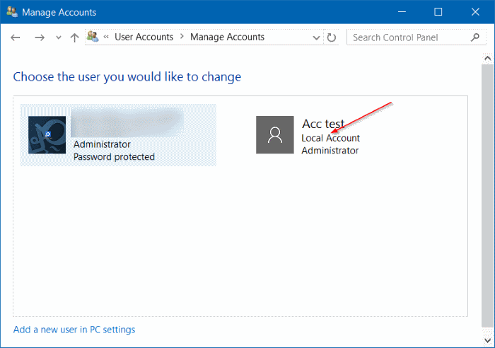 Guide 5 ways to delete User accounts on Windows 10 Picture 8