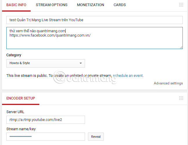 Guide live streaming, streaming live video on Youtube using computer, laptop Picture 2