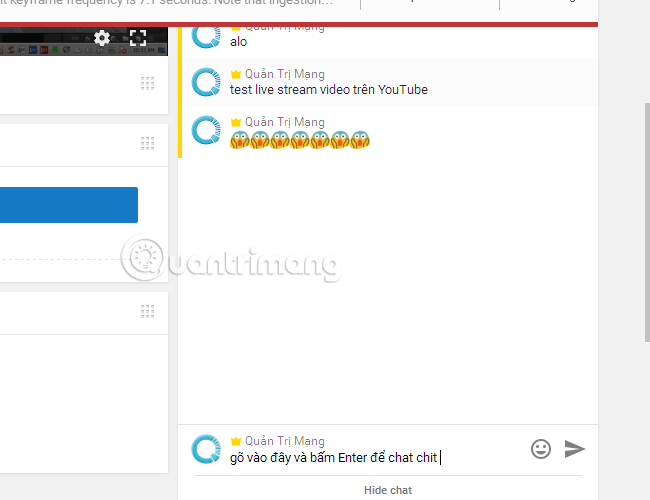 Guide live streaming, streaming live video on Youtube using computer, laptop Picture 7