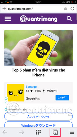 Guide to anonymous web on Android phones Picture 1