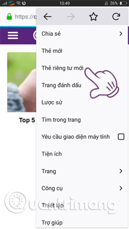Guide to anonymous web on Android phones Picture 12