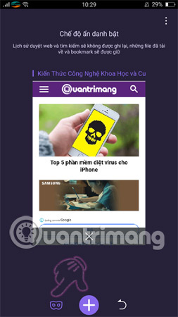 Guide to anonymous web on Android phones Picture 14