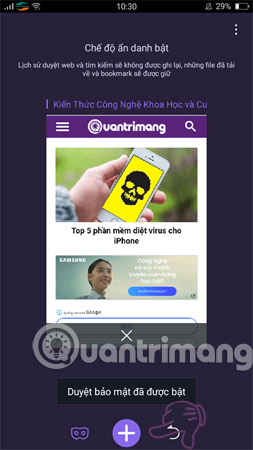 Guide to anonymous web on Android phones Picture 15