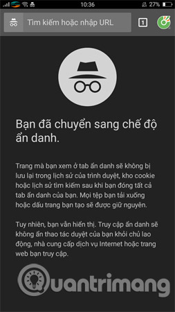 Guide to anonymous web on Android phones Picture 6