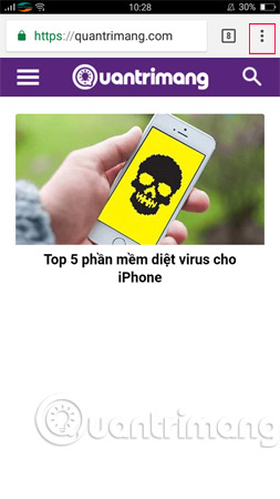 Guide to anonymous web on Android phones Picture 8