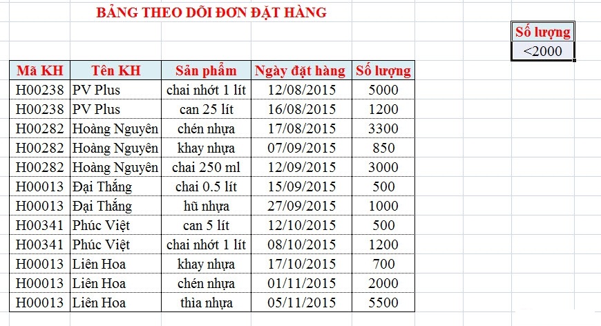 Guide to Automatic Filter and Filter detailed data in excel Picture 10